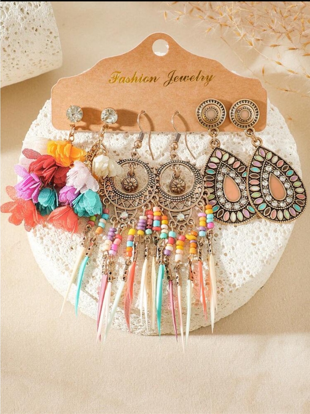 💐 SET OF 3 Dangle Earrings 💐